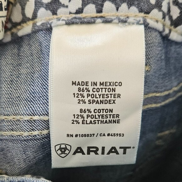 Ariat Women's Classic Indigo Flare Jeans - Picture 8 of 8